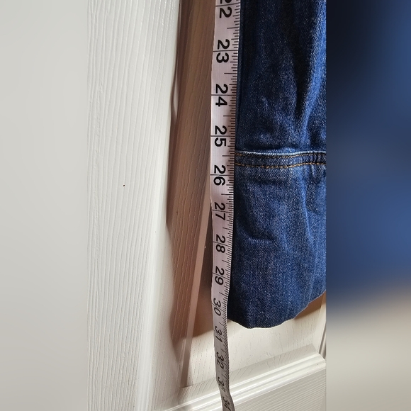 Anthropologie Pilcro Letterpress Wide  Leg Denim Suspender Pant Overall Sz 30 - Picture 2 of 8